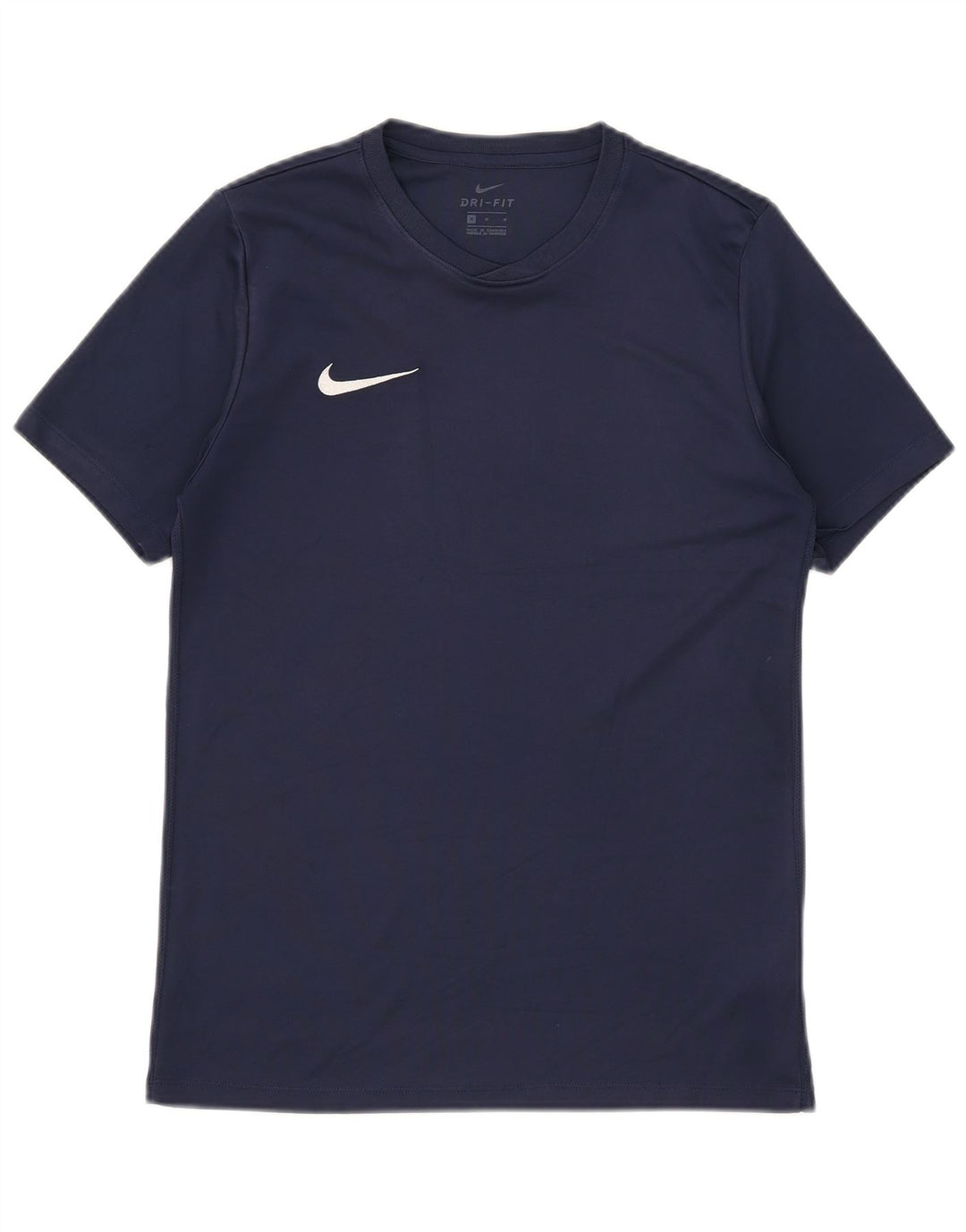 Camiseta masculina NIKE Dri Fit Top médio azul marinho poliéster