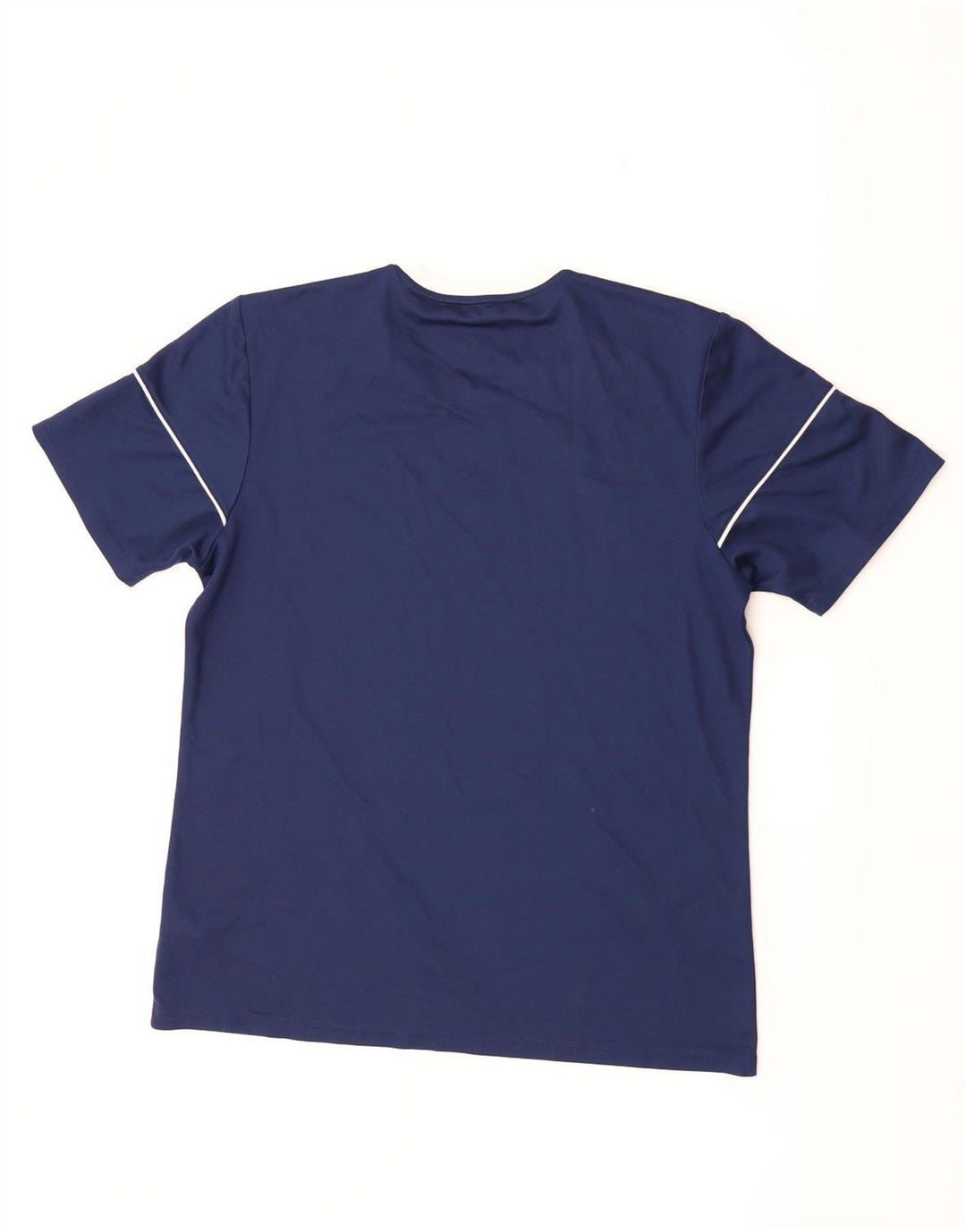 Camiseta Adidas Masculina Climalite Top Grande Azul Marinho Colorblock Poliéster