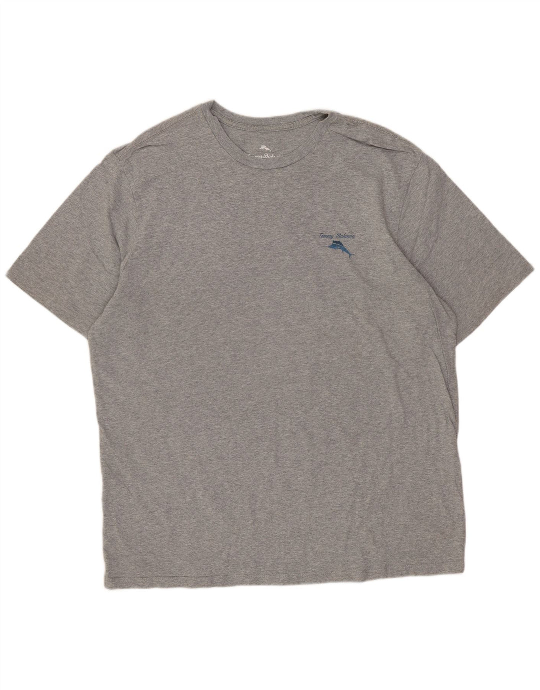 Tommy Bahama Camiseta masculina gráfica grande algodão cinza
