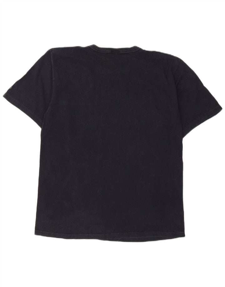 Camiseta masculina Champion Graphic Top Médio Algodão Azul Marinho