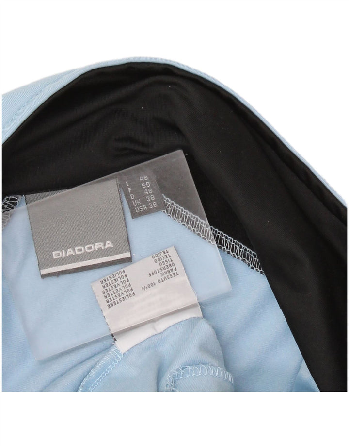 DIADORA Mens Treino Top Jacket UK 38 Poliéster Colourblock Azul Médio