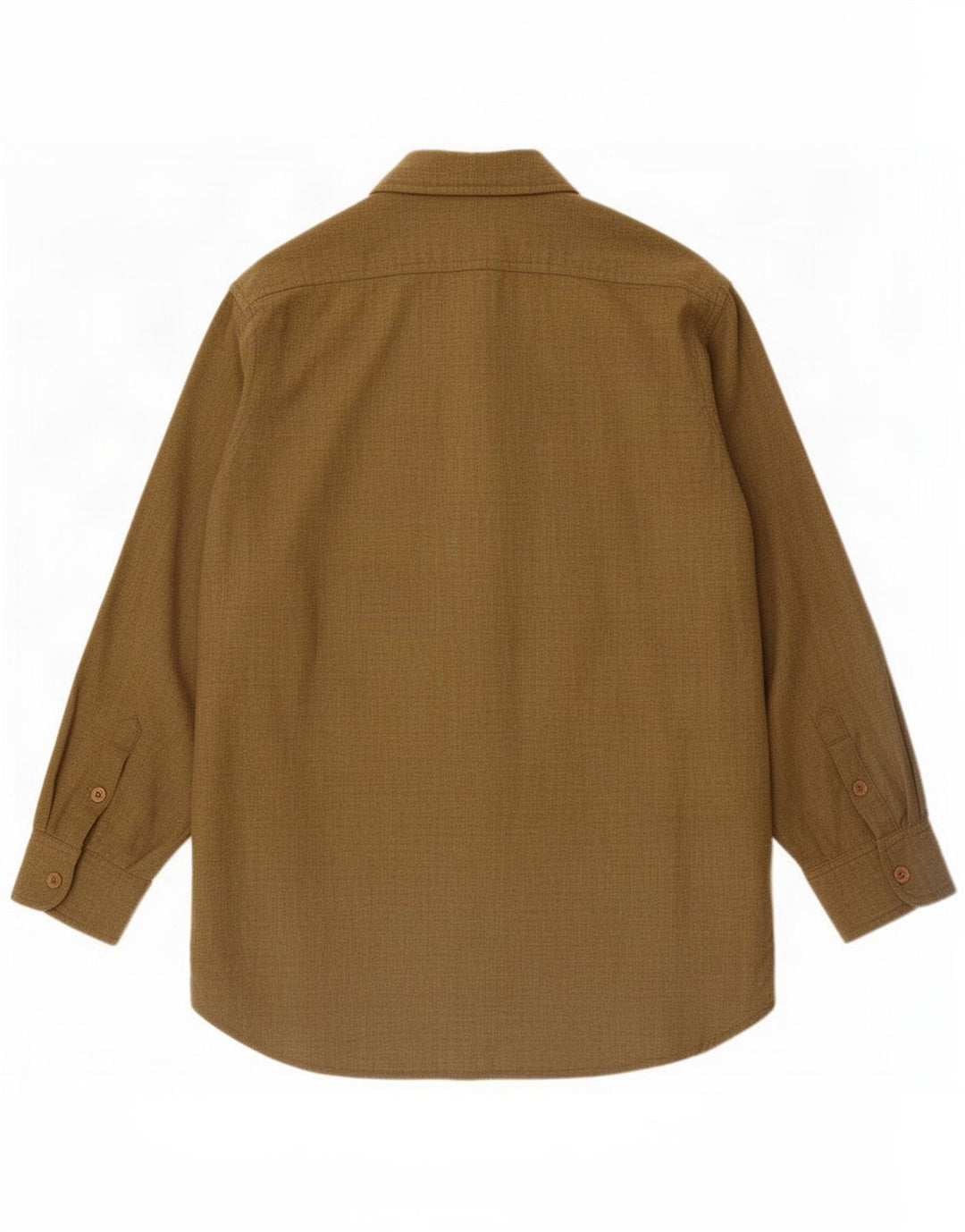 Camisa de flanela masculina vintage médio verde clássico