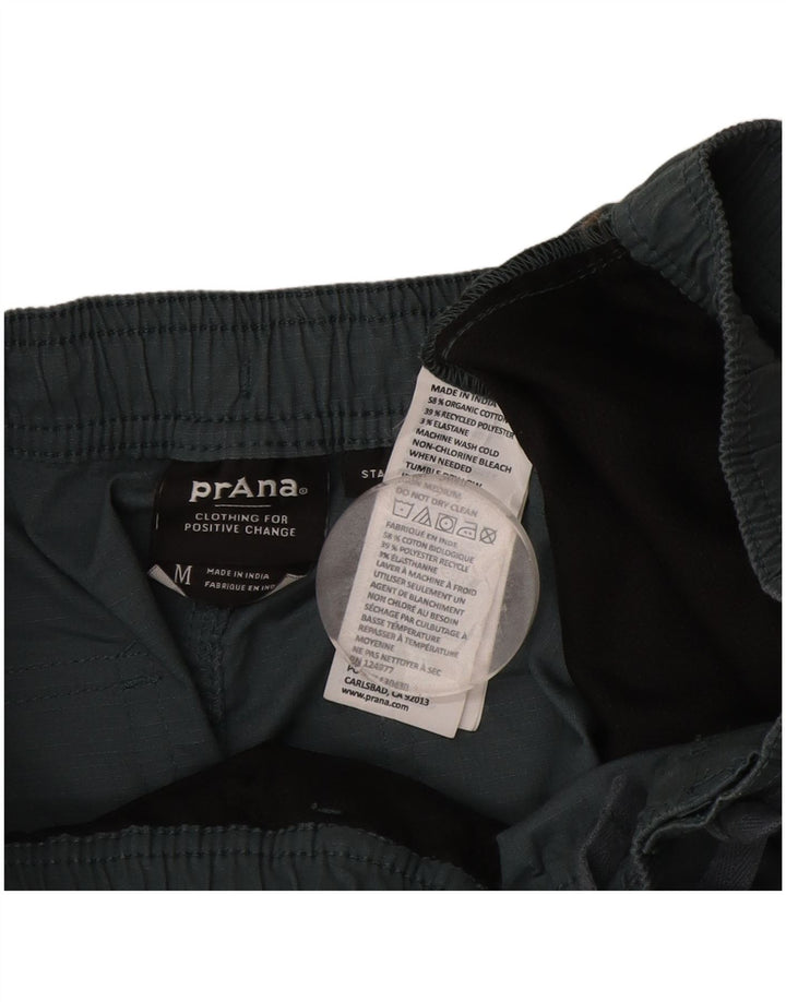 Prana Mens Chino Shorts Médio W32 Algodão Cinza