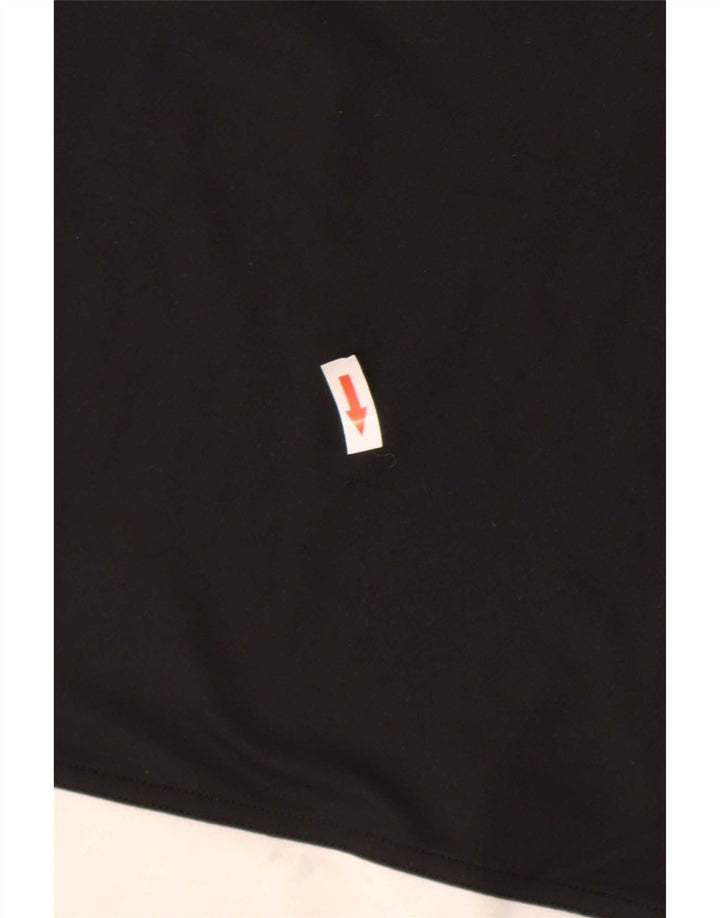 Adidas Mens Climalite Camiseta Top Médio Poliéster Preto