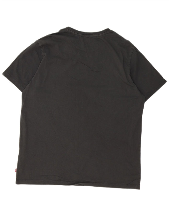 Camiseta gráfica masculina LEVI'S grande algodão cinza