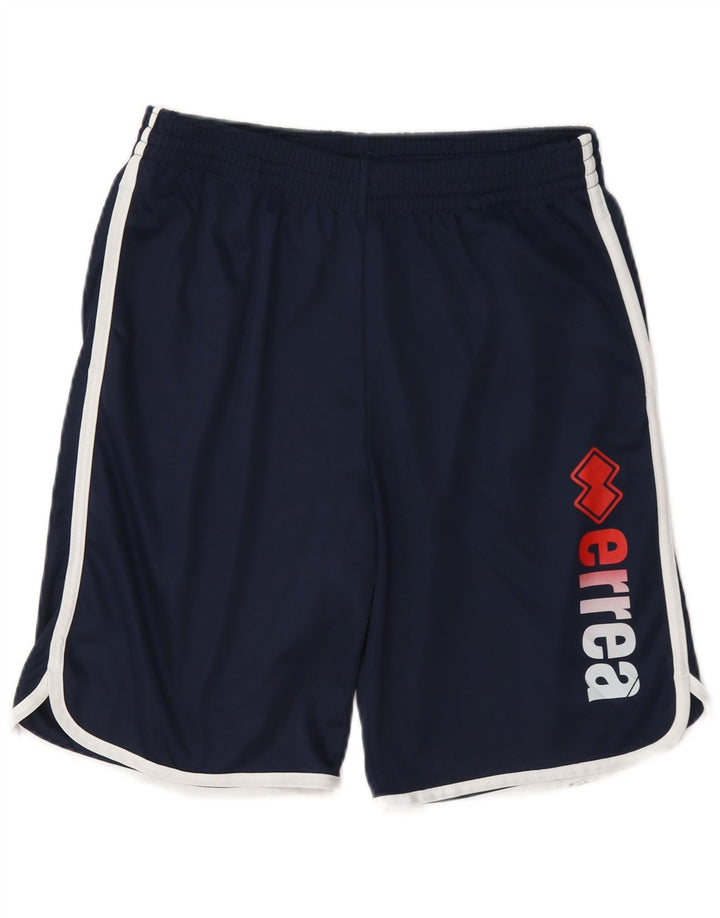 Errea Mens Graphic Sport Shorts Médio Azul Marinho