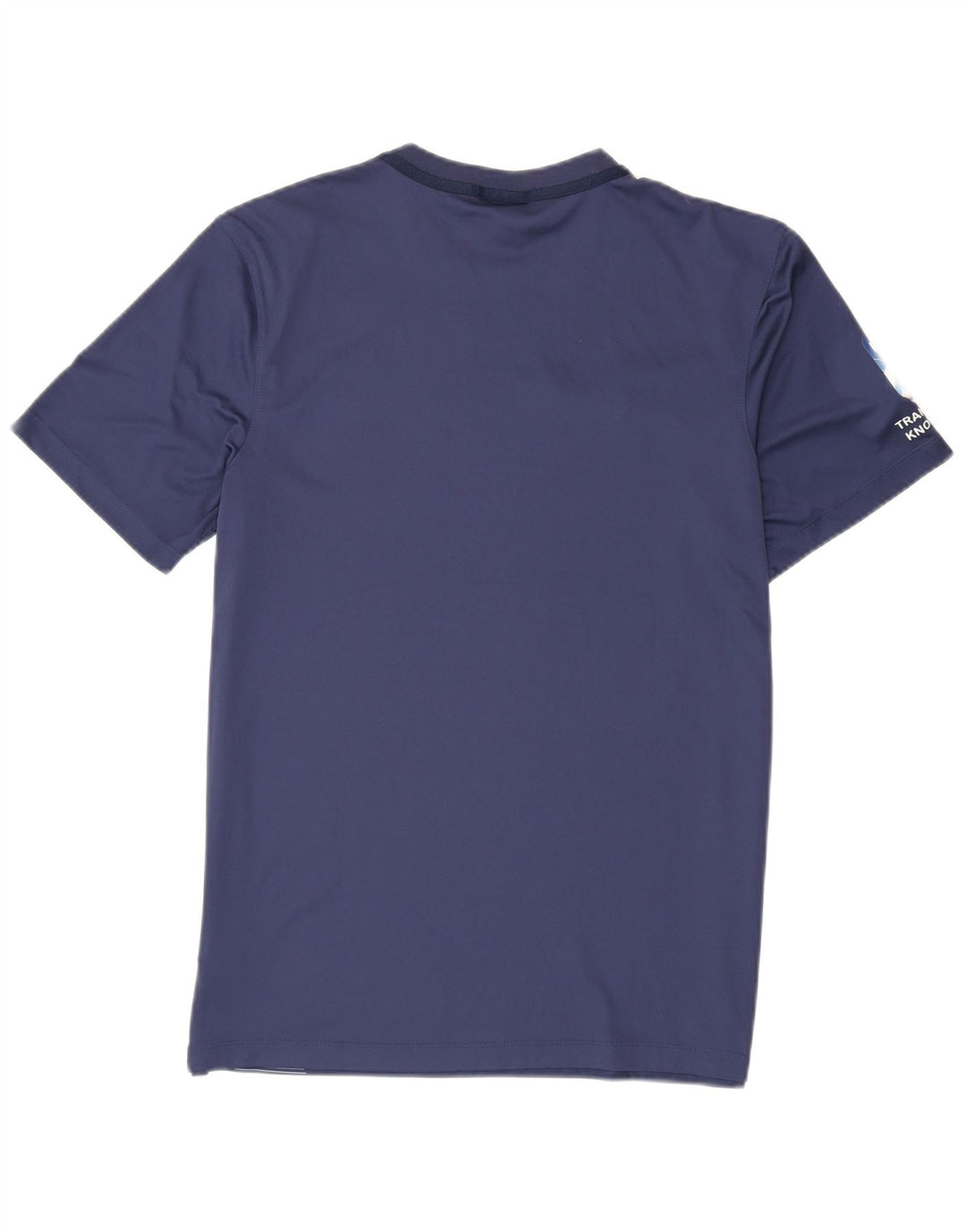 Camiseta Nike Masculina Dri Fit Graphic Top Médio Azul Marinho Colourblock