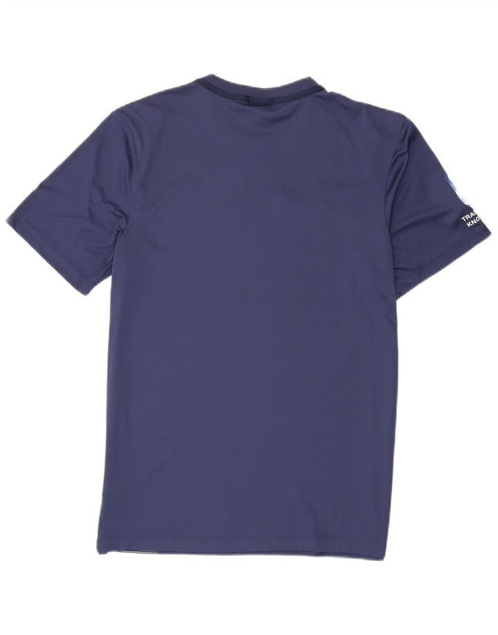 Camiseta Nike Masculina Dri Fit Graphic Top Médio Azul Marinho Colourblock