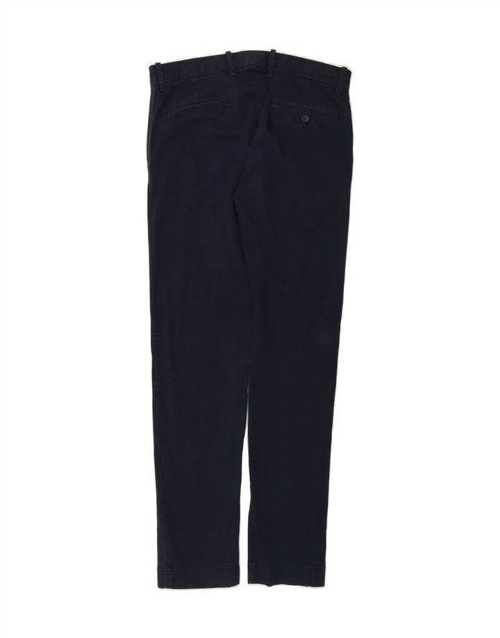 J. CREW Mens Flex Slim Chino Trousers W30 L32  Navy Blue Cotton Vintage J. Crew and Second-Hand J. Crew from Messina Hembry 