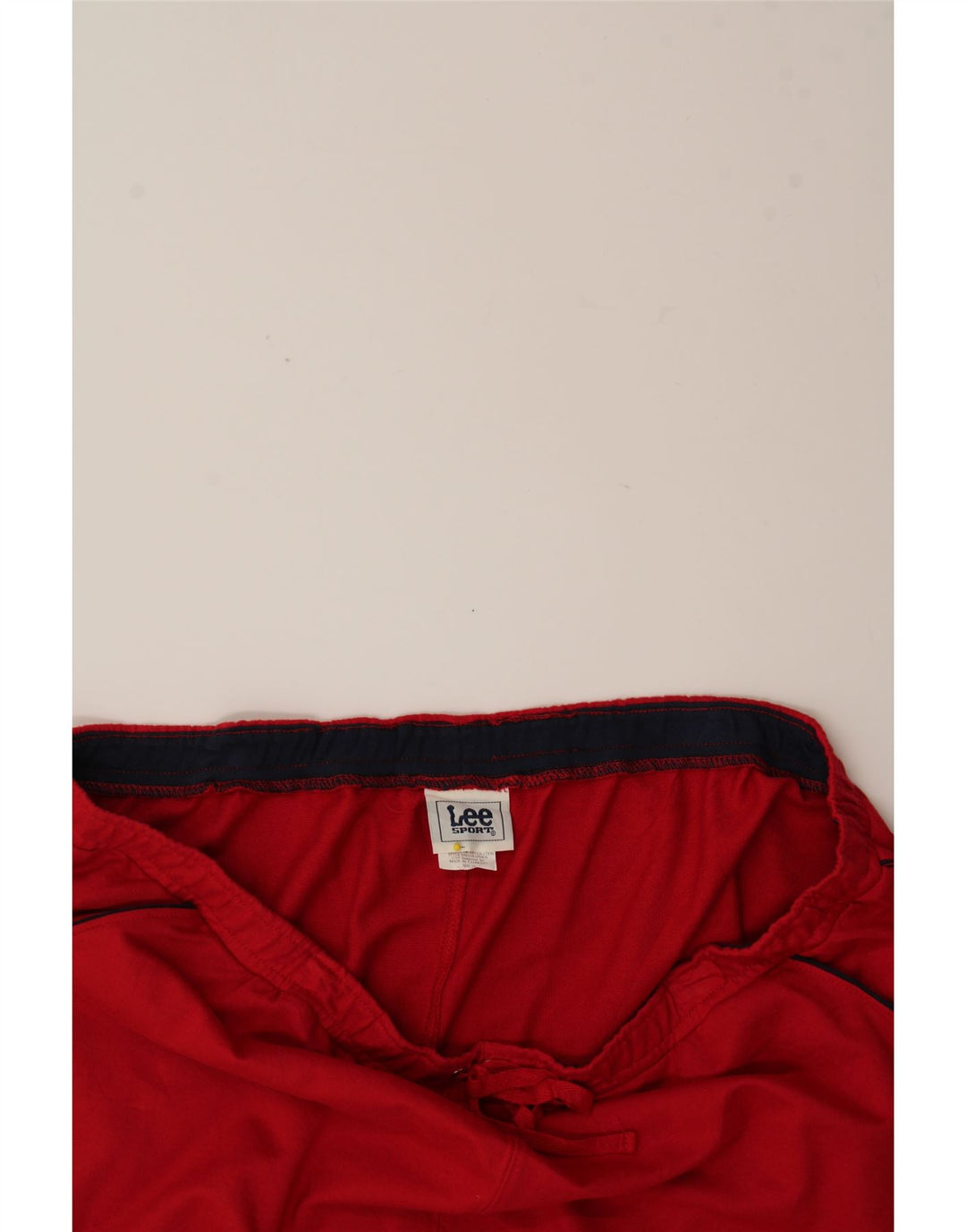 LEE Womens Capri Tracksuit Trousers UK 22 3XL Red Cotton Vintage Lee and Second-Hand Lee from Messina Hembry 