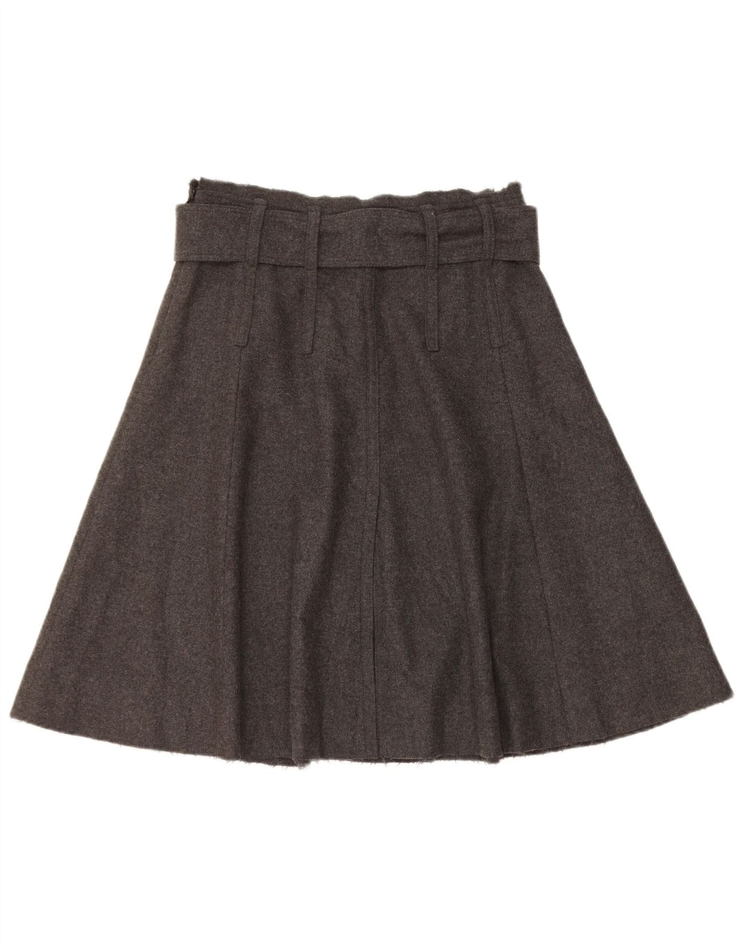 Saia evasê feminina Henry Cottons IT 42 médio W28 lã cinza