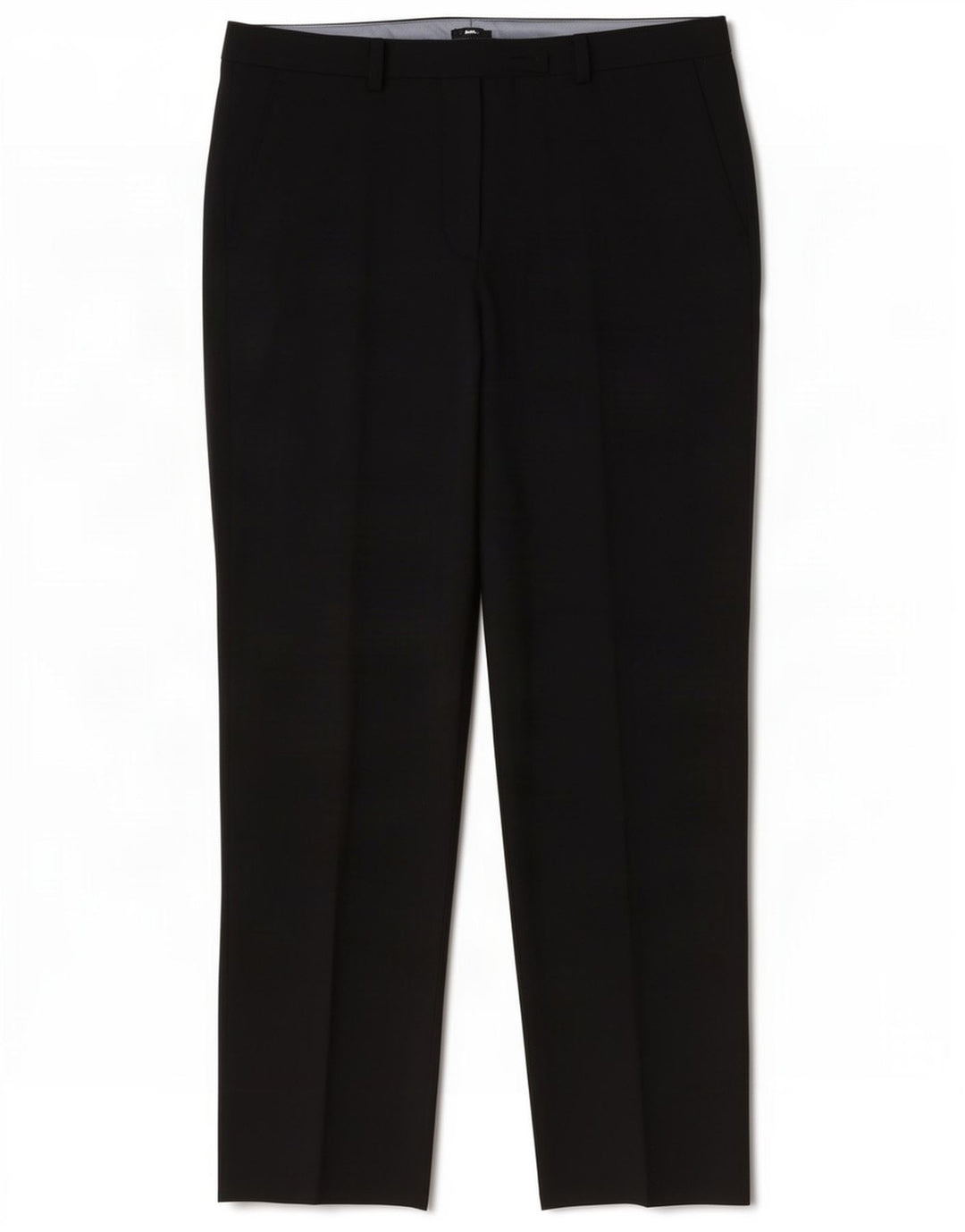 Calça masculina de ajuste regular Marks & Spencer W36 L31 lã cinza