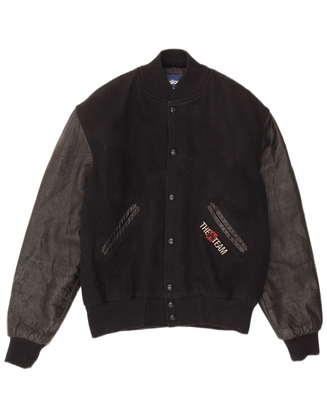 Jaqueta masculina Holloway Varsity UK 36 pequena preta