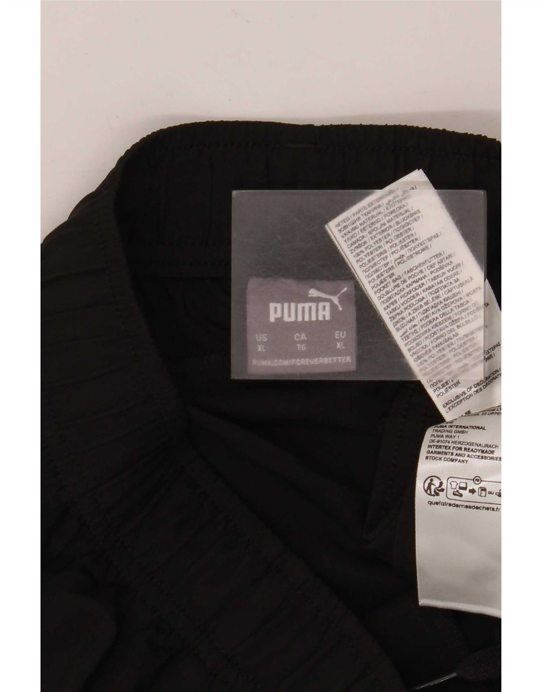Shorts esportivos masculinos Puma XL preto poliéster