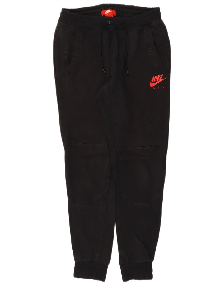NIKE Mens Graphic Tracksuit Calças Joggers Médio Algodão Preto