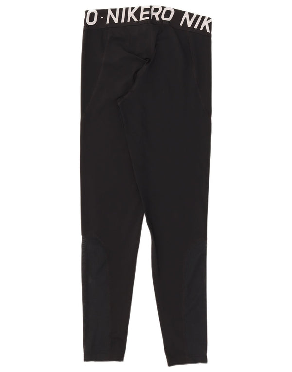 Leggings femininas Nike Dri Fit Graphic UK 14 grande bloco colorido preto