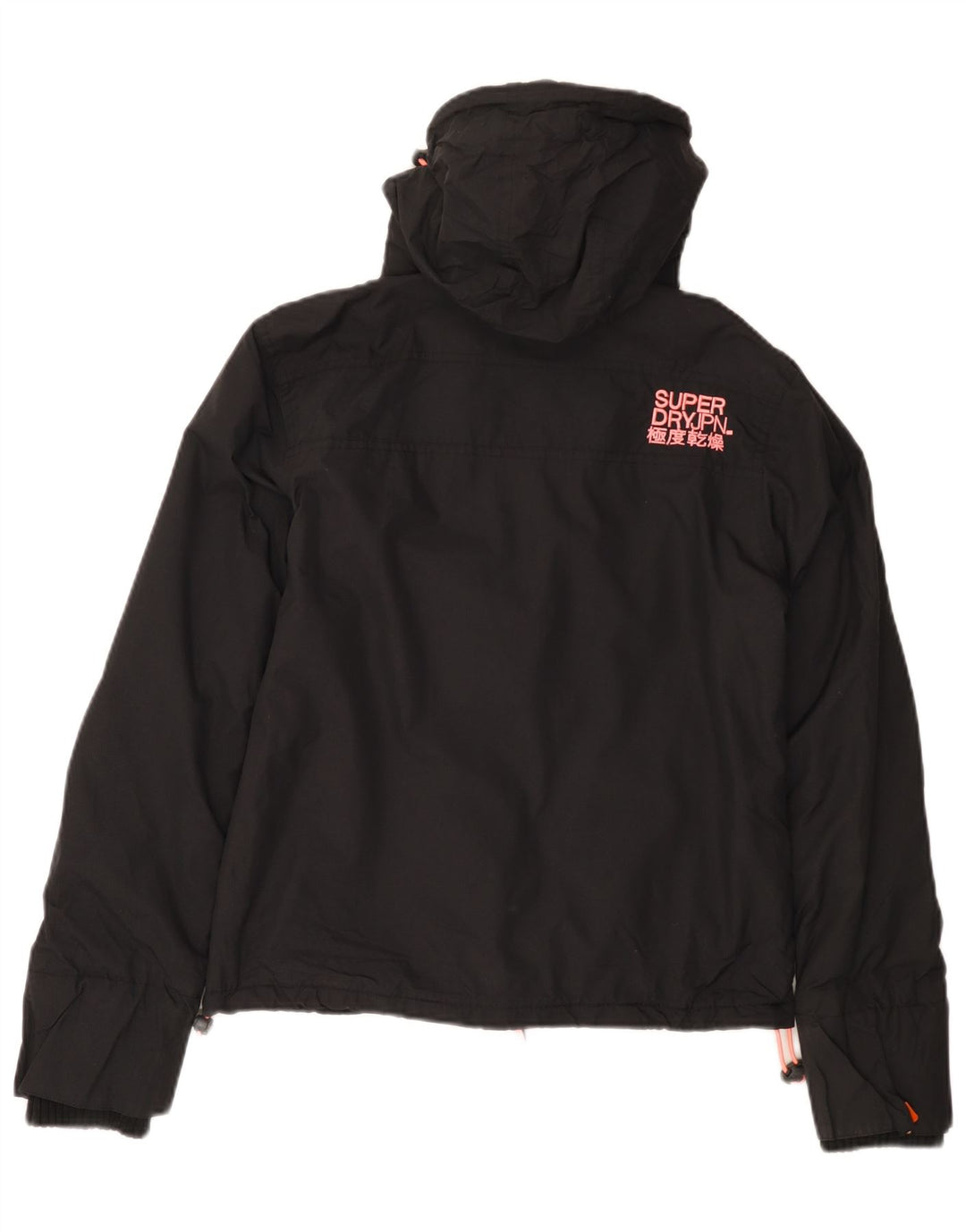 Jaqueta corta-vento feminina Superdry The Windcheater UK 14 médio preto