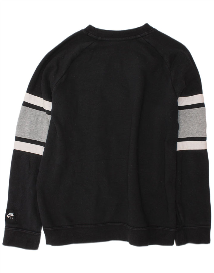 Moletom gráfico Nike Boys Jumper 12-13 anos grande bloco colorido preto