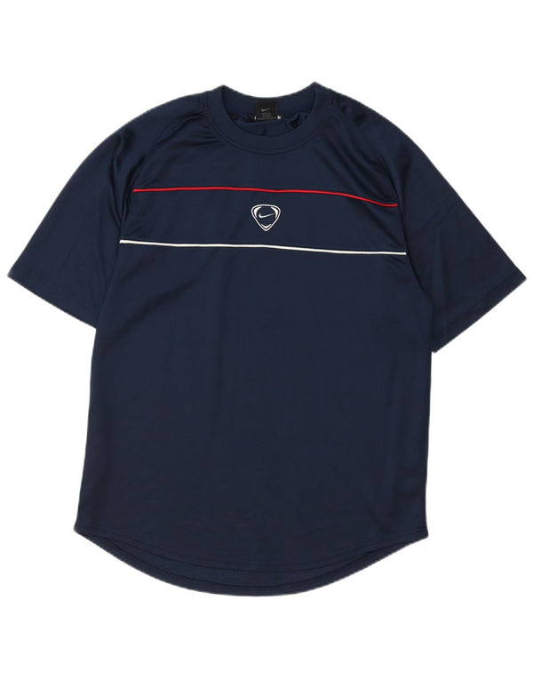 Camiseta masculina Nike grande poliéster azul marinho