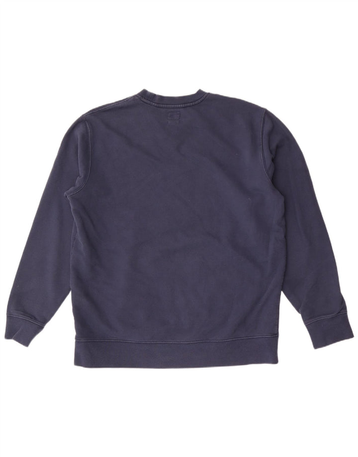 Suéter de moletom padrão masculino Levi's grande azul marinho
