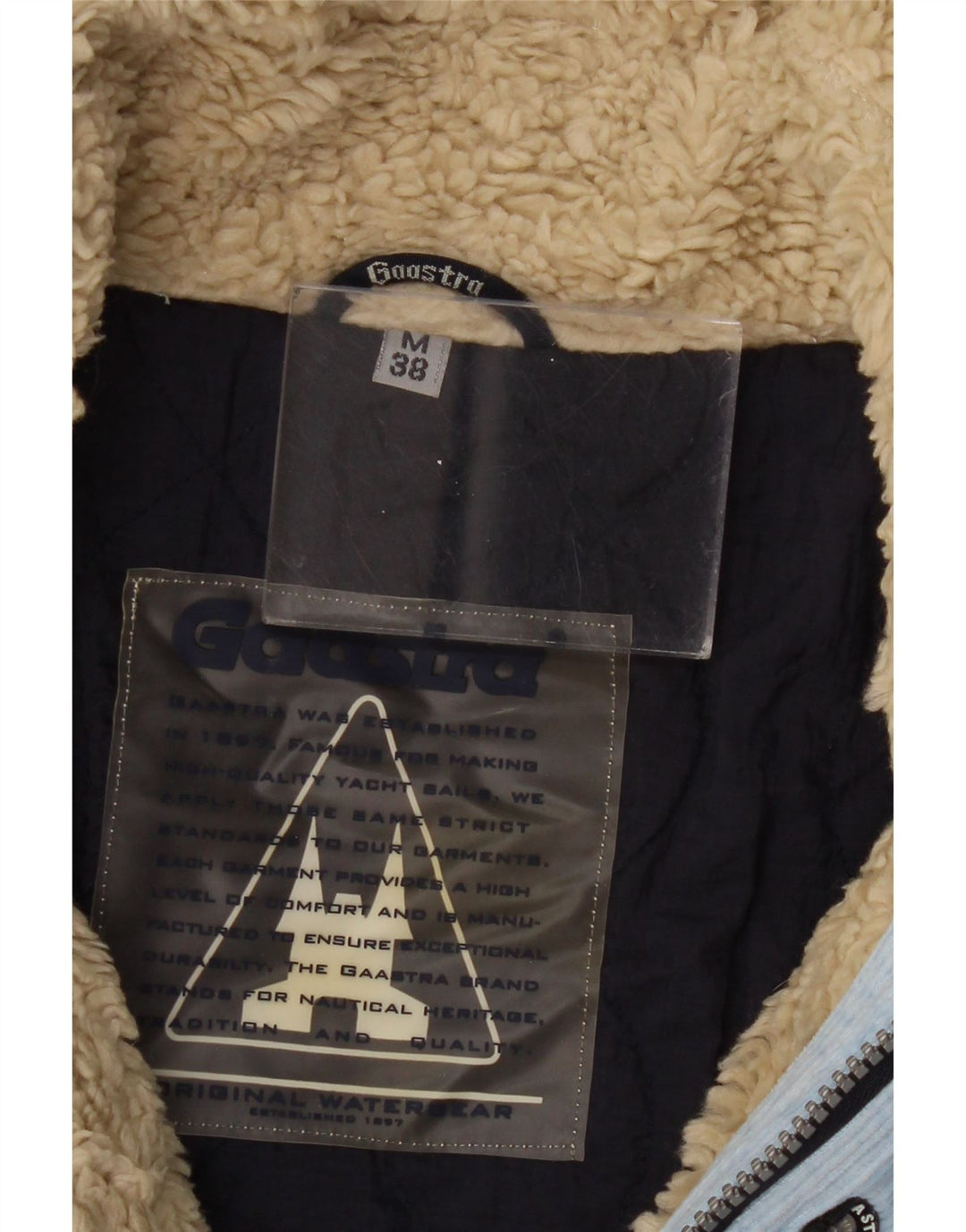 Jaqueta feminina de veludo GAASTRA EU 38 azul médio