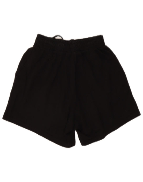 Shorts esportivos gráficos femininos Adidas UK 6 XS algodão preto