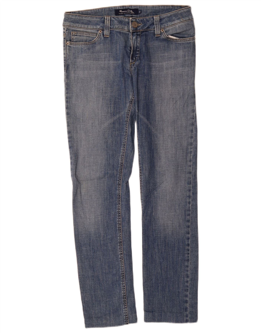 Jeans Slim Feminino Massimo Dutti W28 L30 Azul