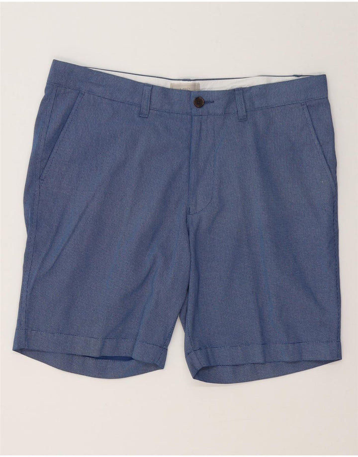 Shorts chino masculino Marks & Spencer W34 grande algodão azul