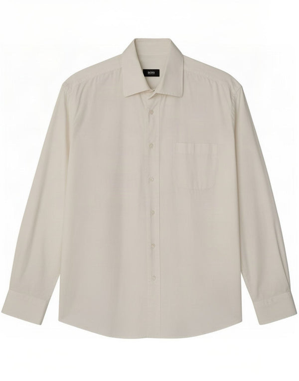 Camisa masculina Hugo Boss tamanho 42 16 1/2 grande branca