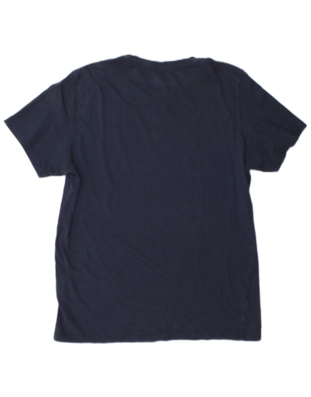 Camiseta gráfica masculina Jack & Jones Top médio algodão azul marinho