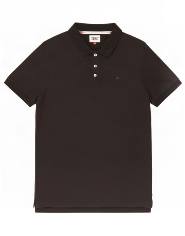 Camisa polo masculina Tommy Hilfiger 2XL algodão preto