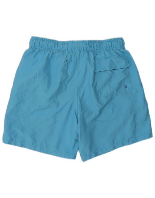 Shorts de natação masculino Marks & Spencer pequeno azul poliéster