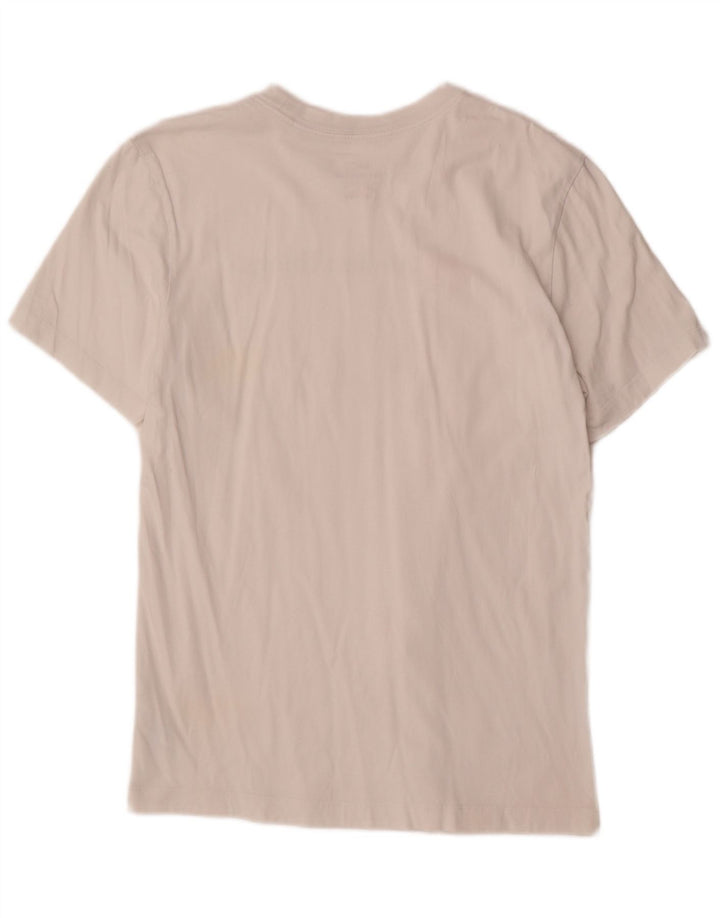 Camiseta Nike masculina gráfica Top médio algodão branco
