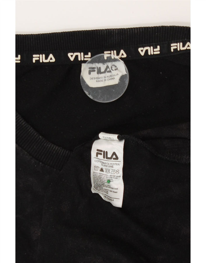 Camiseta masculina Fila Top 2XL algodão preto tie-dye