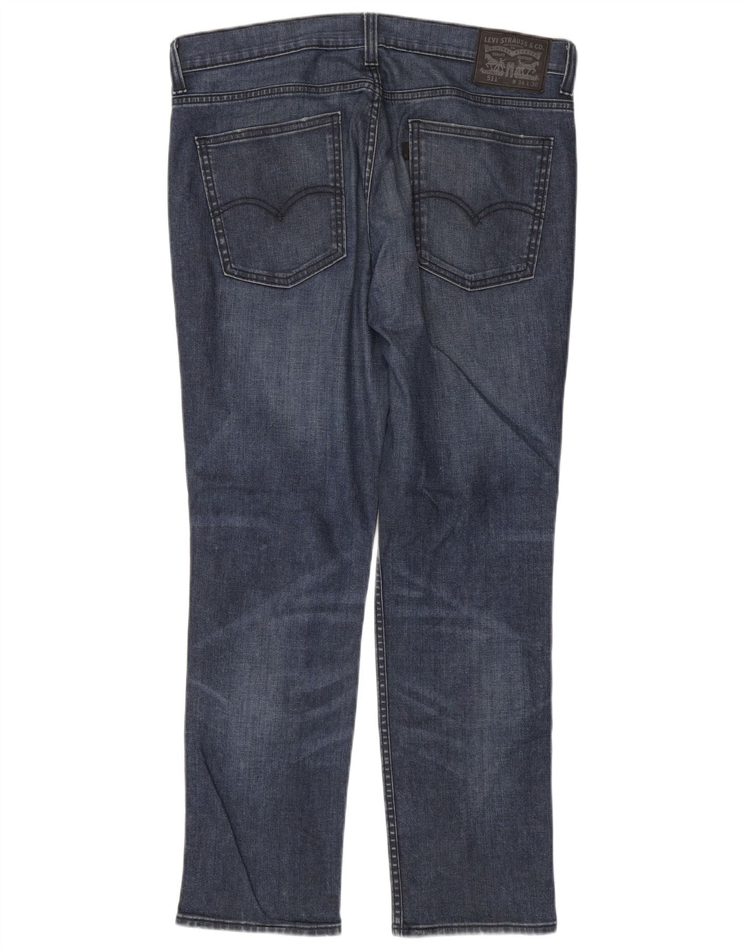 Calça Jeans Levis 511 Slim Masculina W34 L30 Azul Algodão