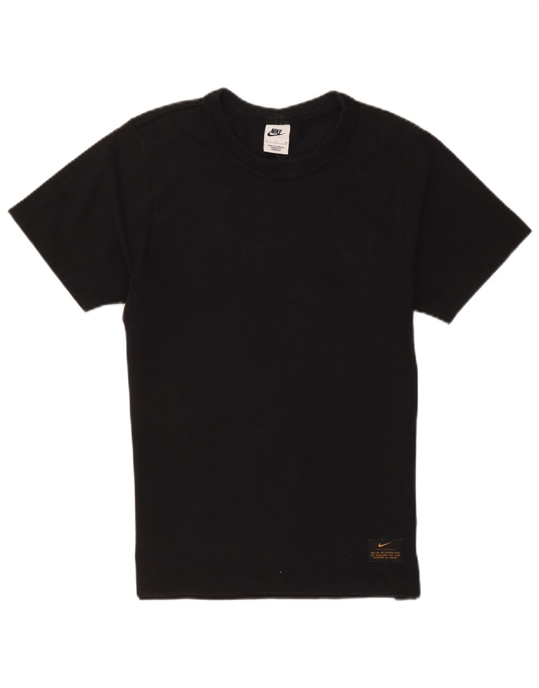 Camiseta masculina Nike Top pequeno algodão preto