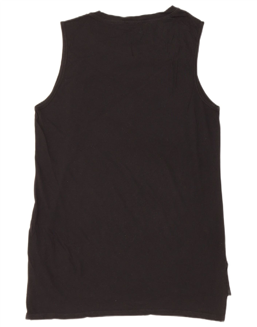 Top de colete gráfico feminino Benetton UK 14 médio preto borboleta