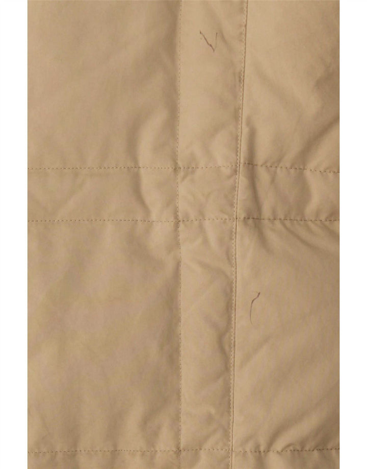 Jaqueta acolchoada masculina Trussardi UK 38 poliamida bege médio