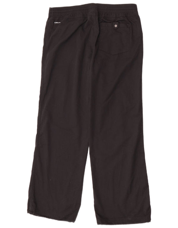 Adidas Womens Climalite Wide Leg Calças de treino Reino Unido 16 Grande Preto