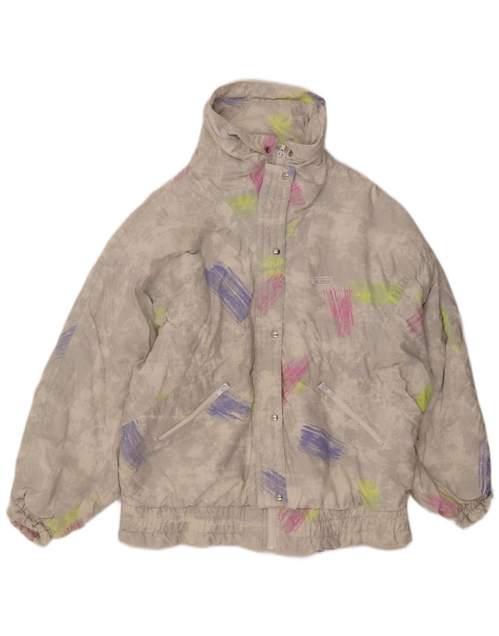 Jaqueta corta-vento feminina SAN FELICE EU 40 bloco cinza médio