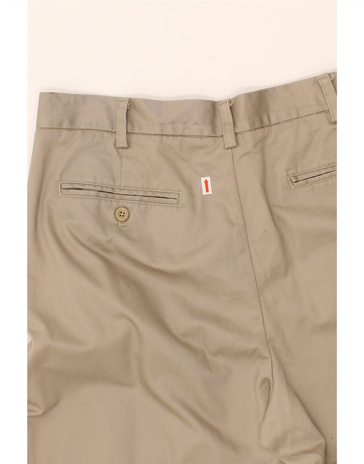IZOD Mens Straight Chino Trousers  W35 L34 Beige Cotton Vintage Izod and Second-Hand Izod from Messina Hembry 