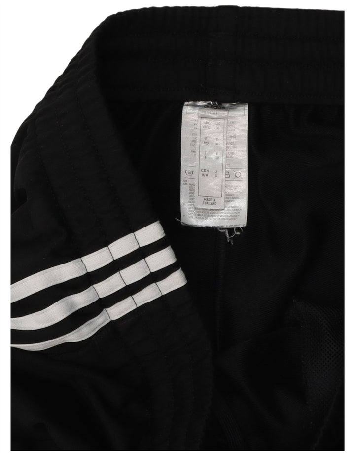 Calça de treino masculina Adidas Joggers UK 40/42 poliéster preto médio