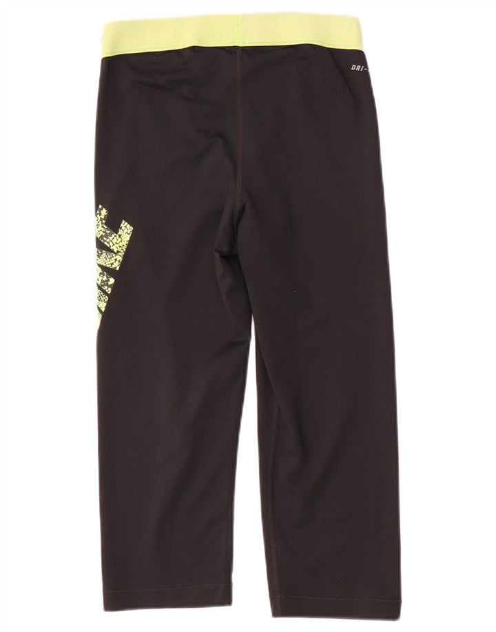 Leggings Nike Dri Fit Capri Graphic UK 14 Médio Preto Poliéster