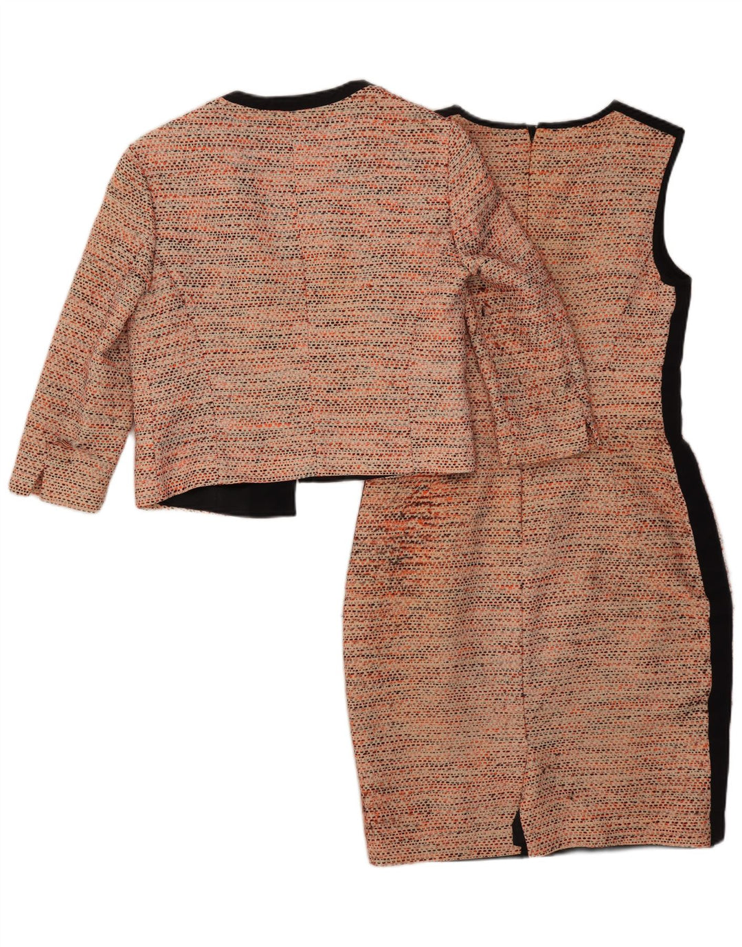 L.K. Conjunto feminino de 2 peças de manga 3/4 Bennett Reino Unido 10 pequeno laranja manchado