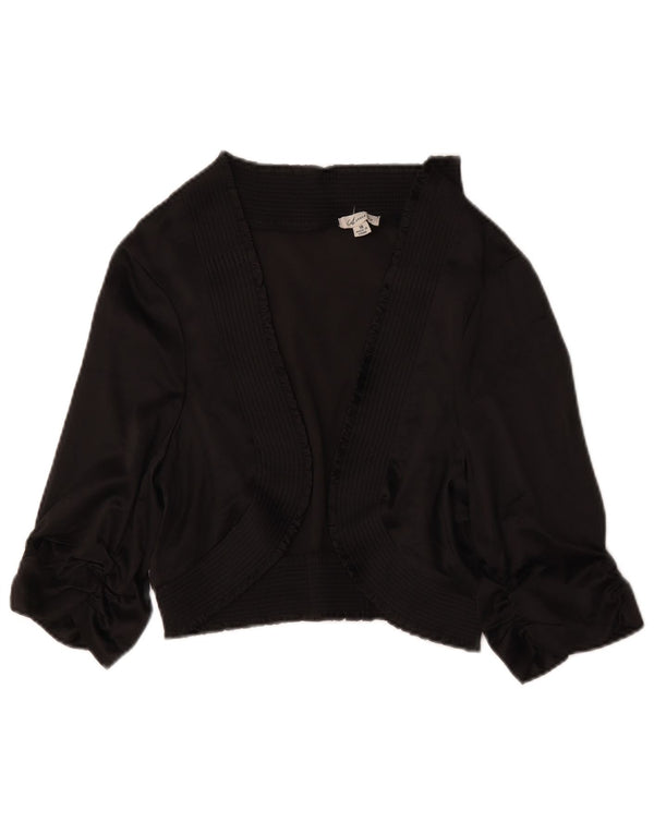 Bolero feminino Marks & Spencer Autograph manga curta UK 18 XL preto