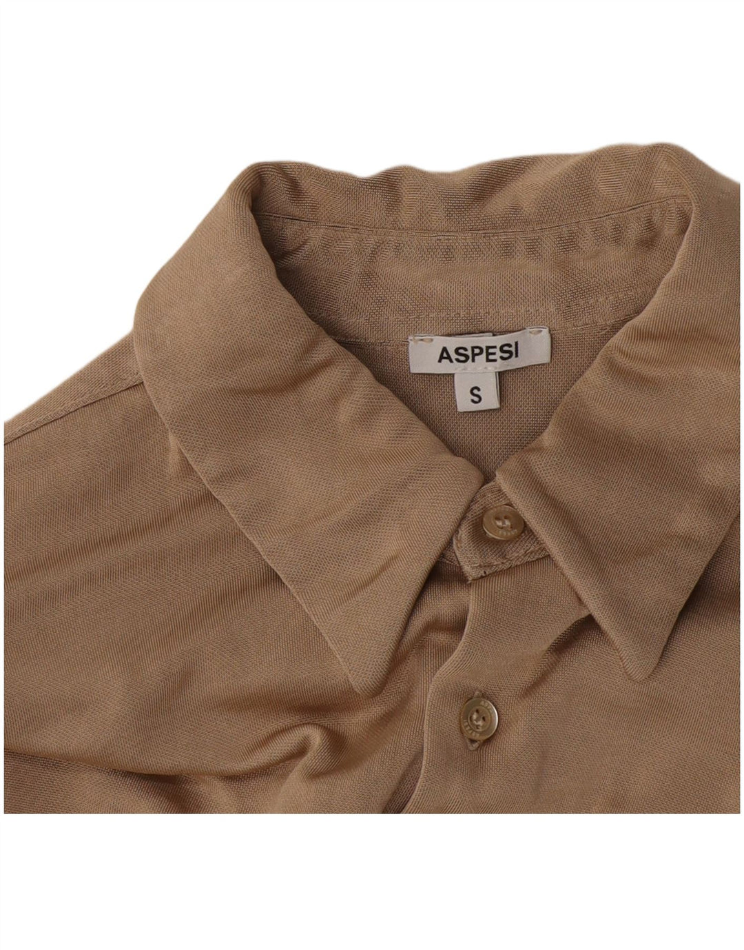 Camisa feminina Aspesi UK 10 pequena bege