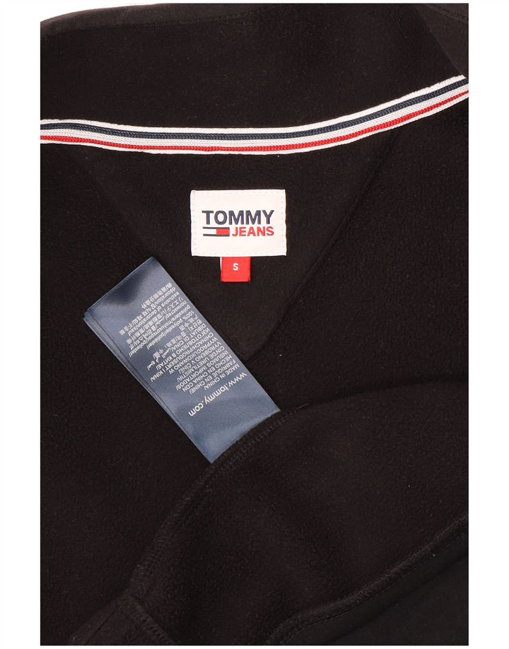 Tommy Hilfiger Mens Fleece Gilet UK 36 Pequeno Poliéster Preto