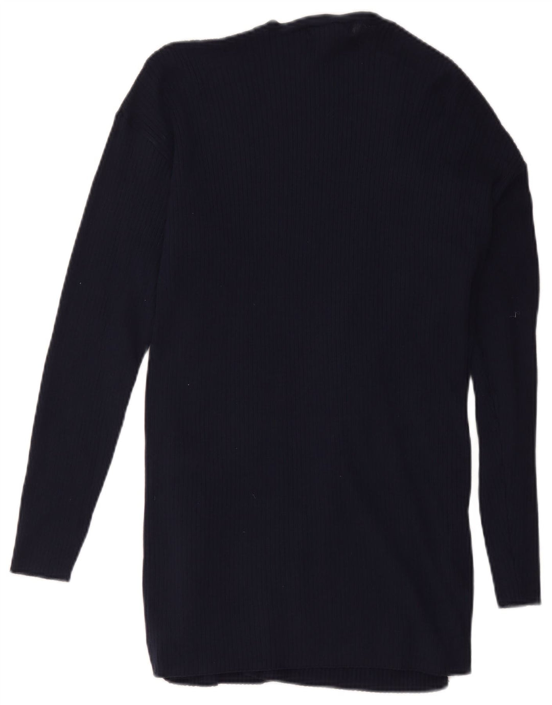 Suéter cardigã feminino Longline Marks & Spencer Reino Unido 14 médio azul marinho Cla