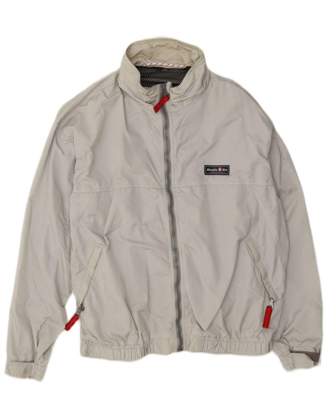 Jaqueta corta-vento masculina Murphy & Nye UK 38 poliamida cinza médio