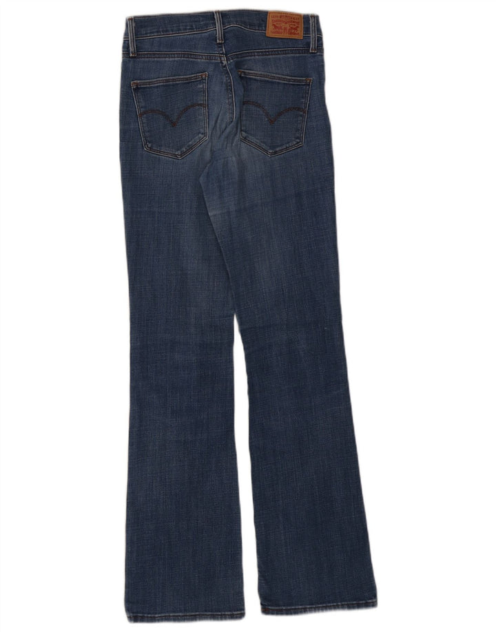 Jeans femininos LEVI'S Slimming Bootcut W26 L32 algodão azul